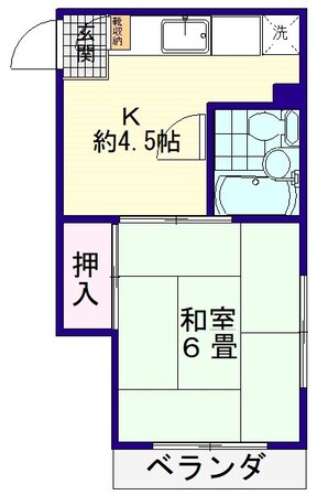 飯島荘の物件間取画像